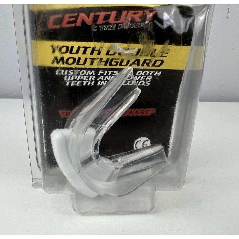 Youth Double Mouth Guard Gum Shield Teeth Protector Boil Bit Football, Boxing